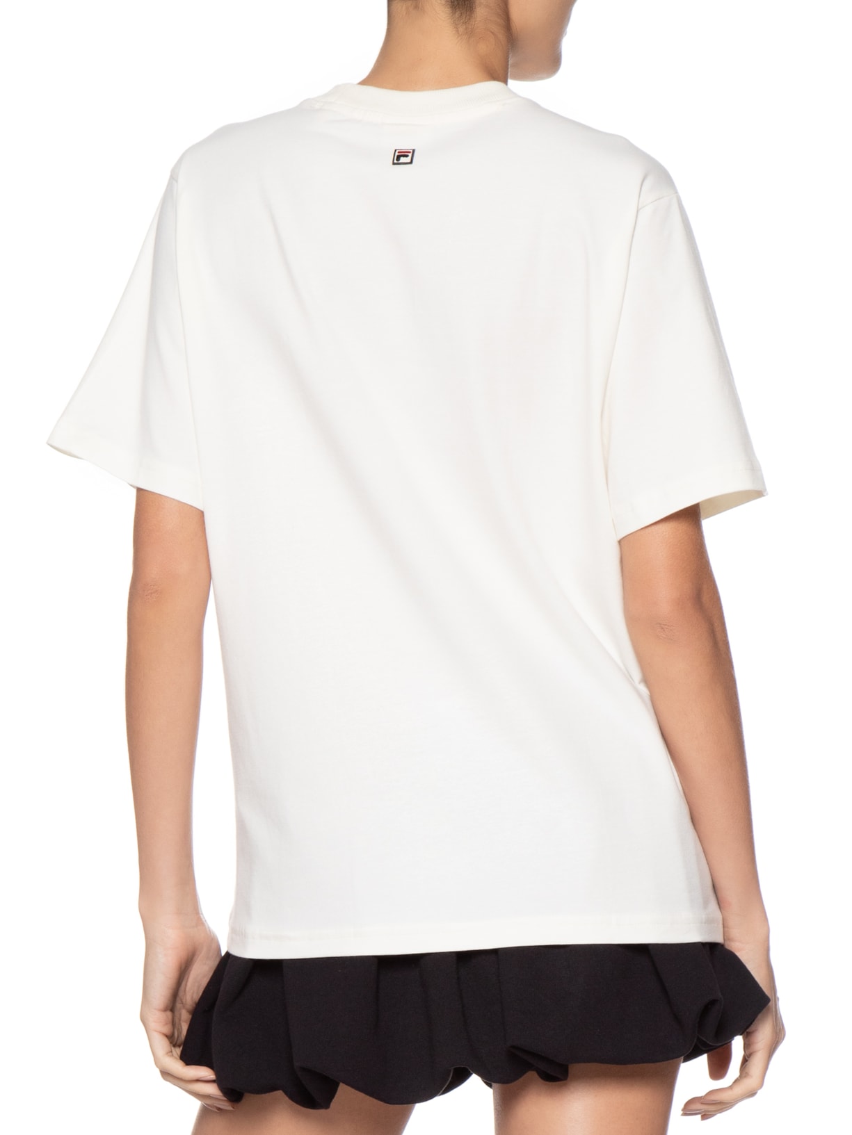Camiseta Feminina Oversized Letter Branco Fila