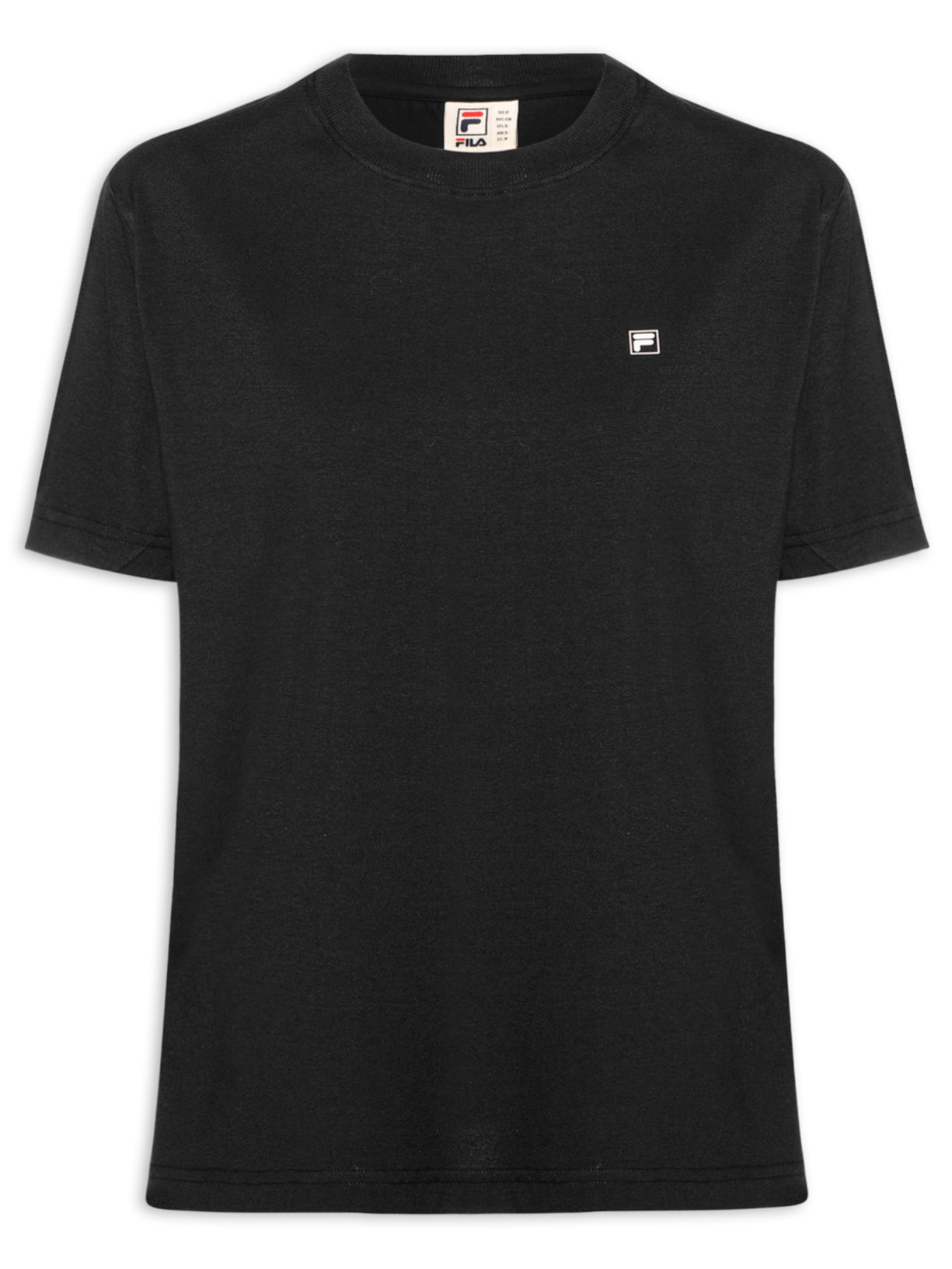 Camiseta Feminina Oversized Letter Graphic - Preto