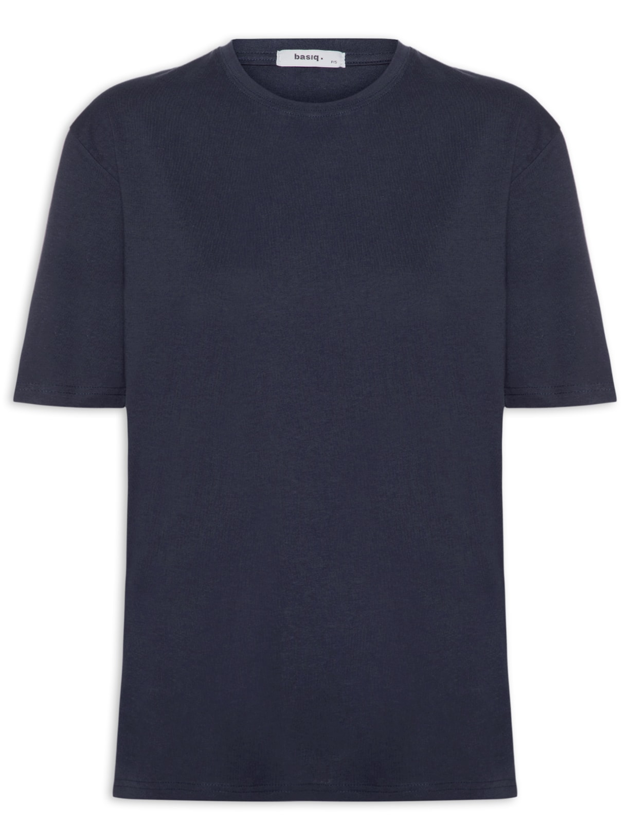 Camiseta Feminina Oversized Manga Curta - Azul