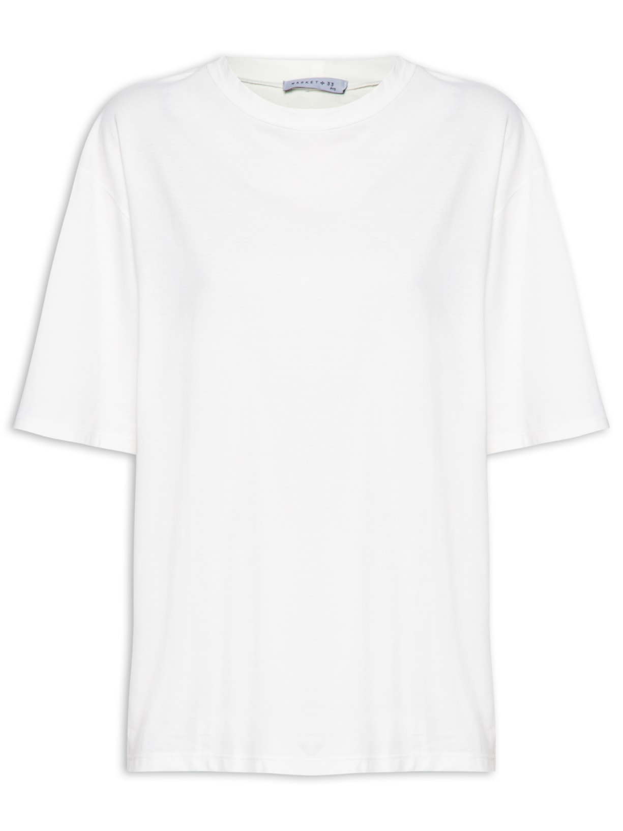 Camiseta Feminina Oversized - Off White