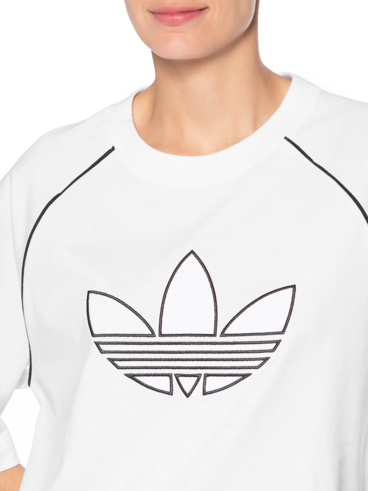 Camiseta Feminina Oversized T Adilenium Branco Adidas Originals