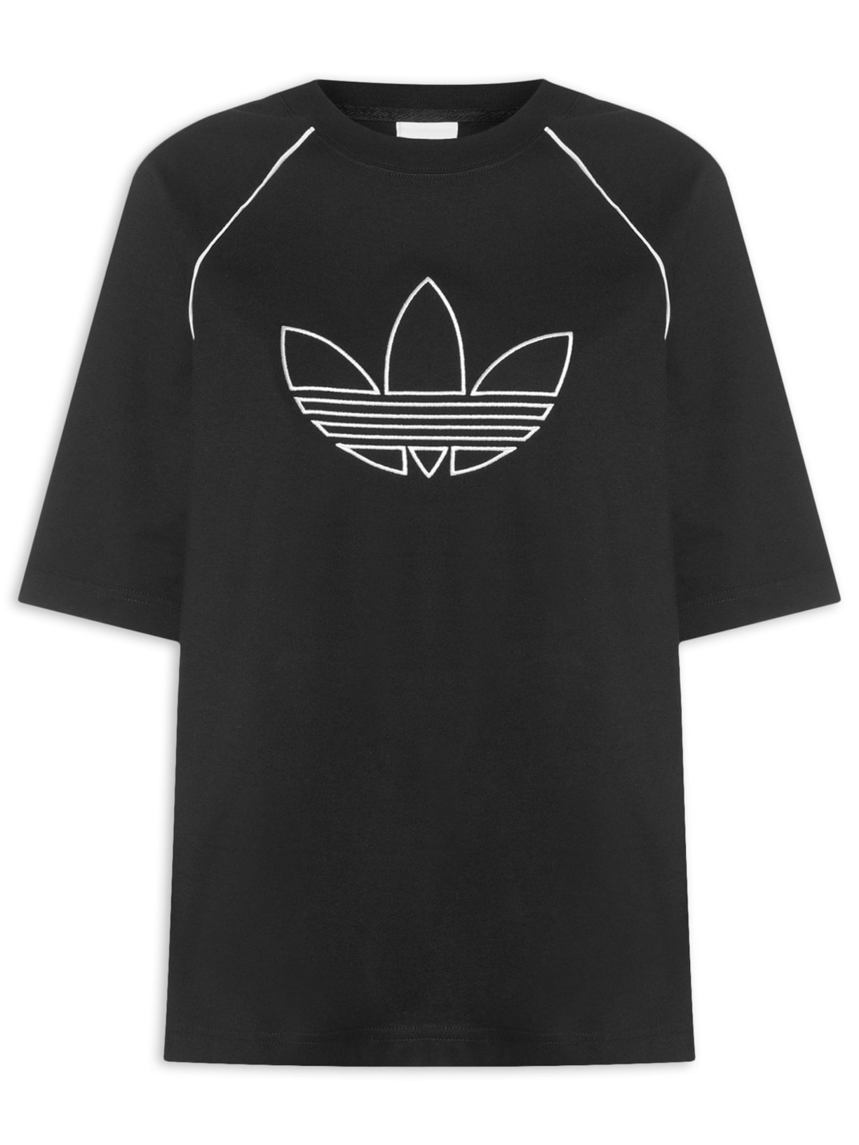 Camiseta Feminina Oversized T Adilenium Preto Adidas Originals