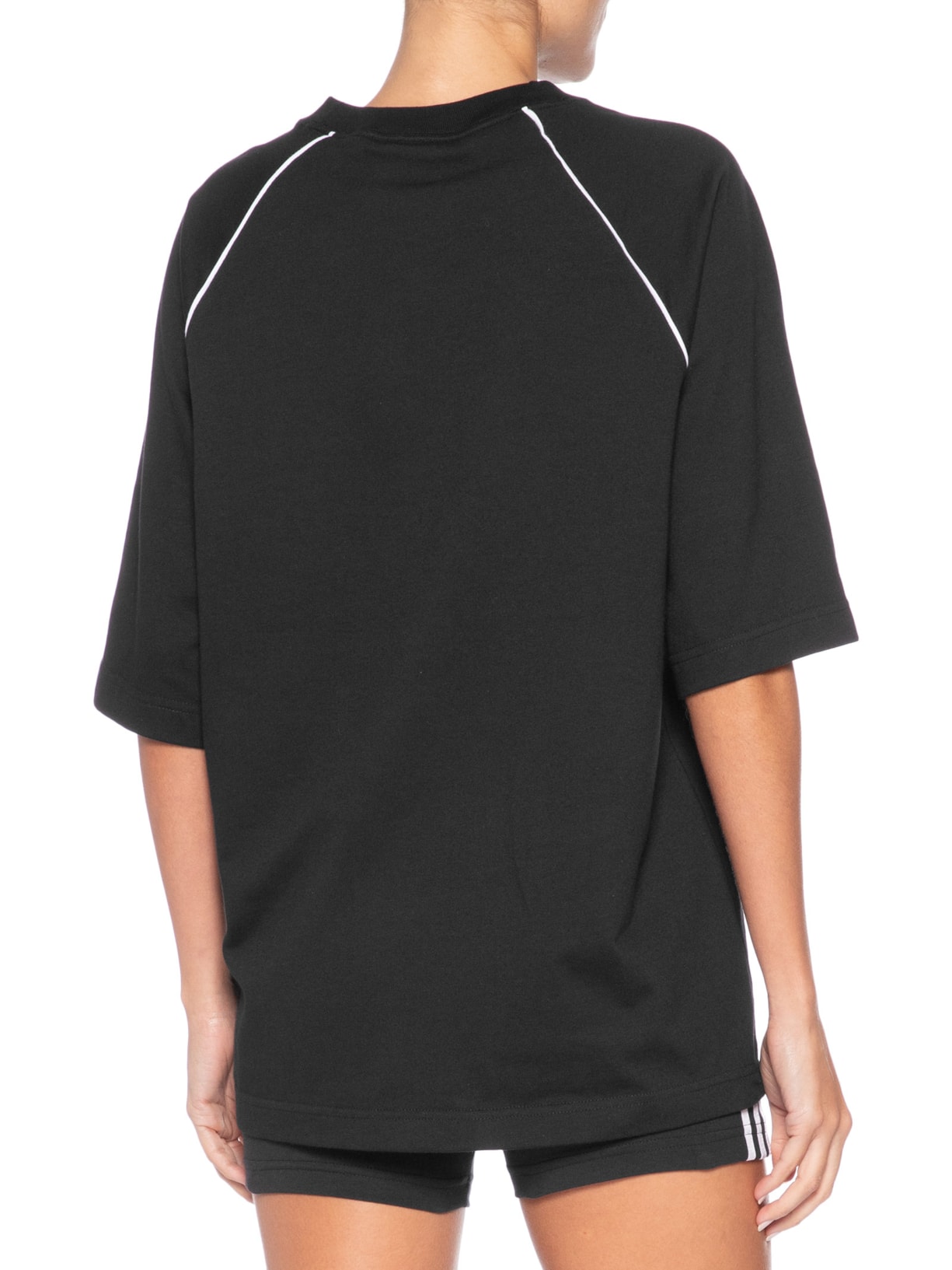 Camiseta Feminina Oversized T Adilenium Preto Adidas Originals