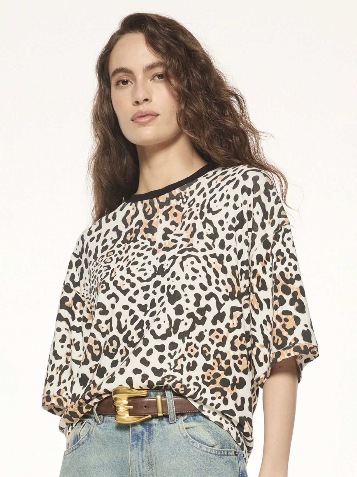 Camiseta Feminina Panthera V27 Animal Print Mixed