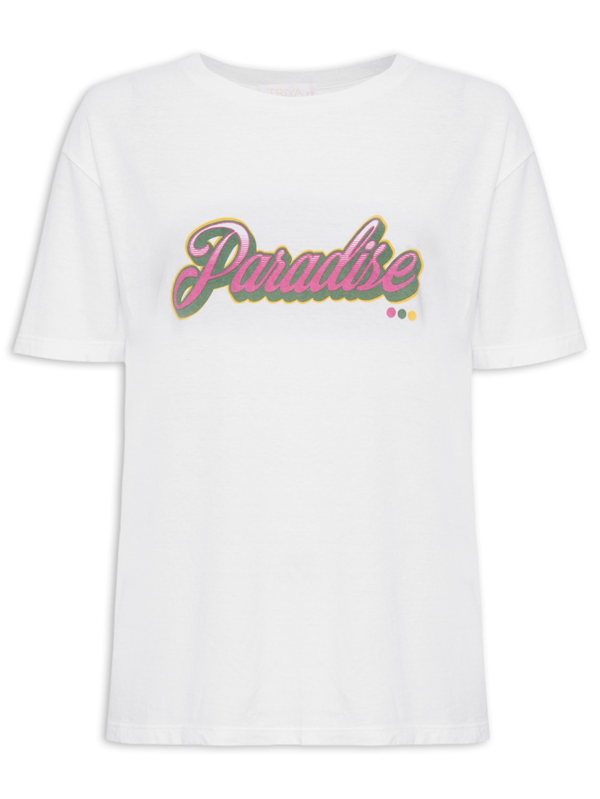 Camiseta Feminina Paradise - Branco