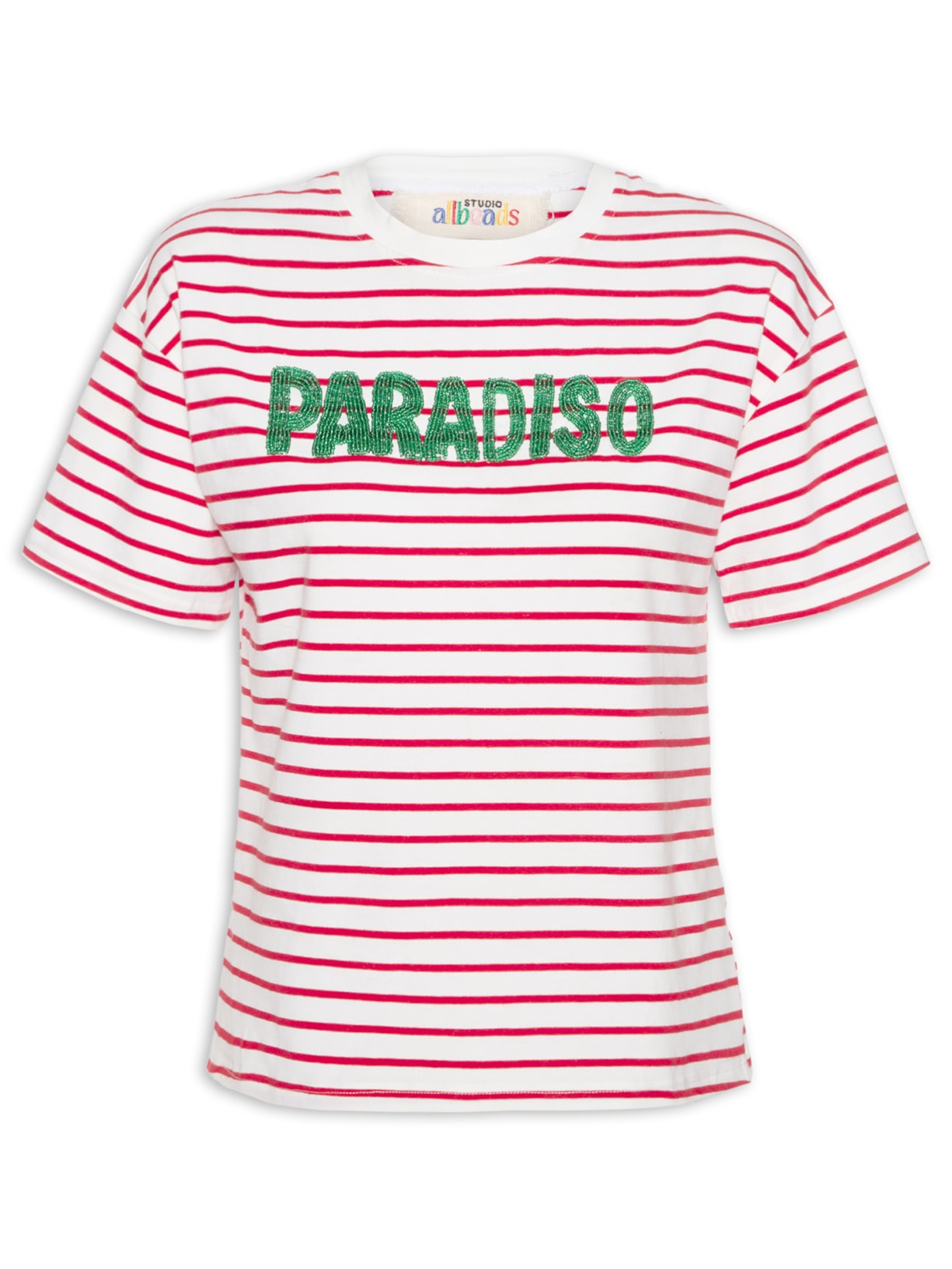 Camiseta Feminina Paradiso - Vermelho