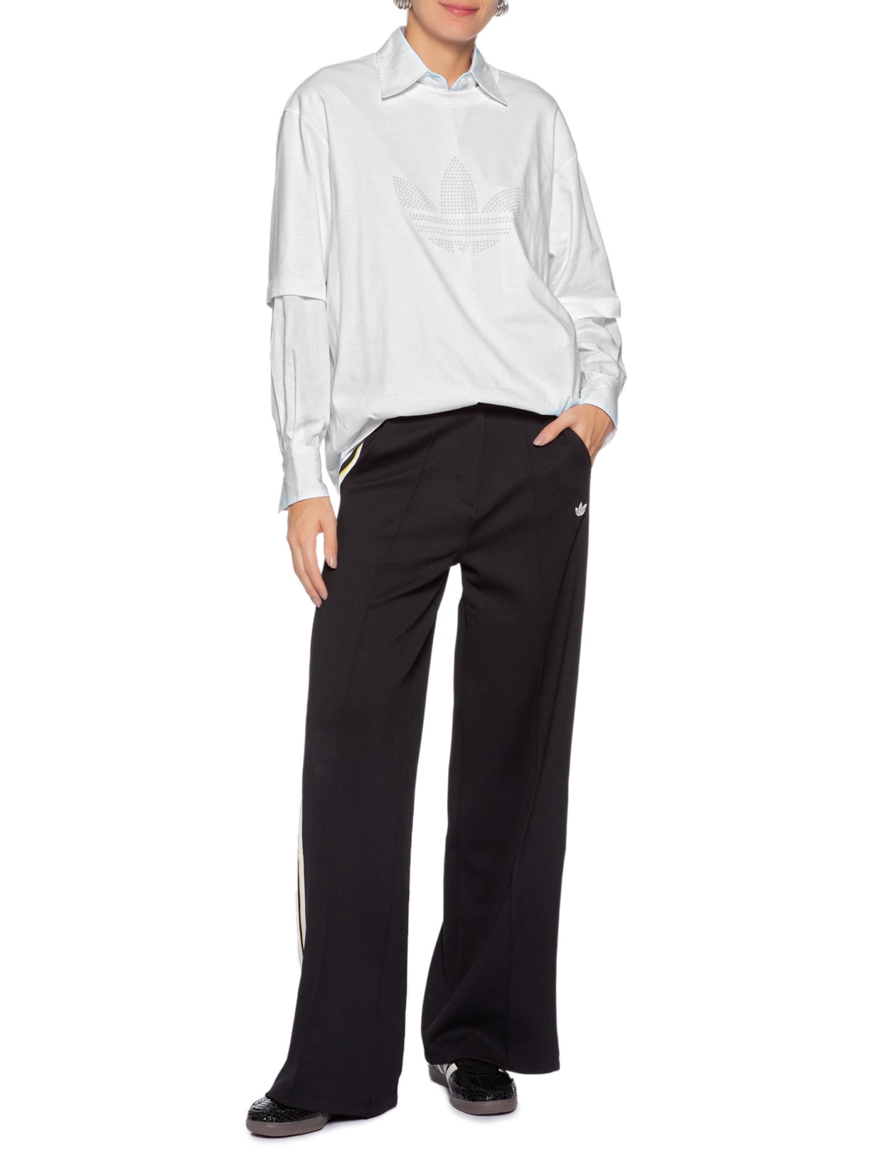 Camiseta Feminina Pearl Branco Adidas Originals