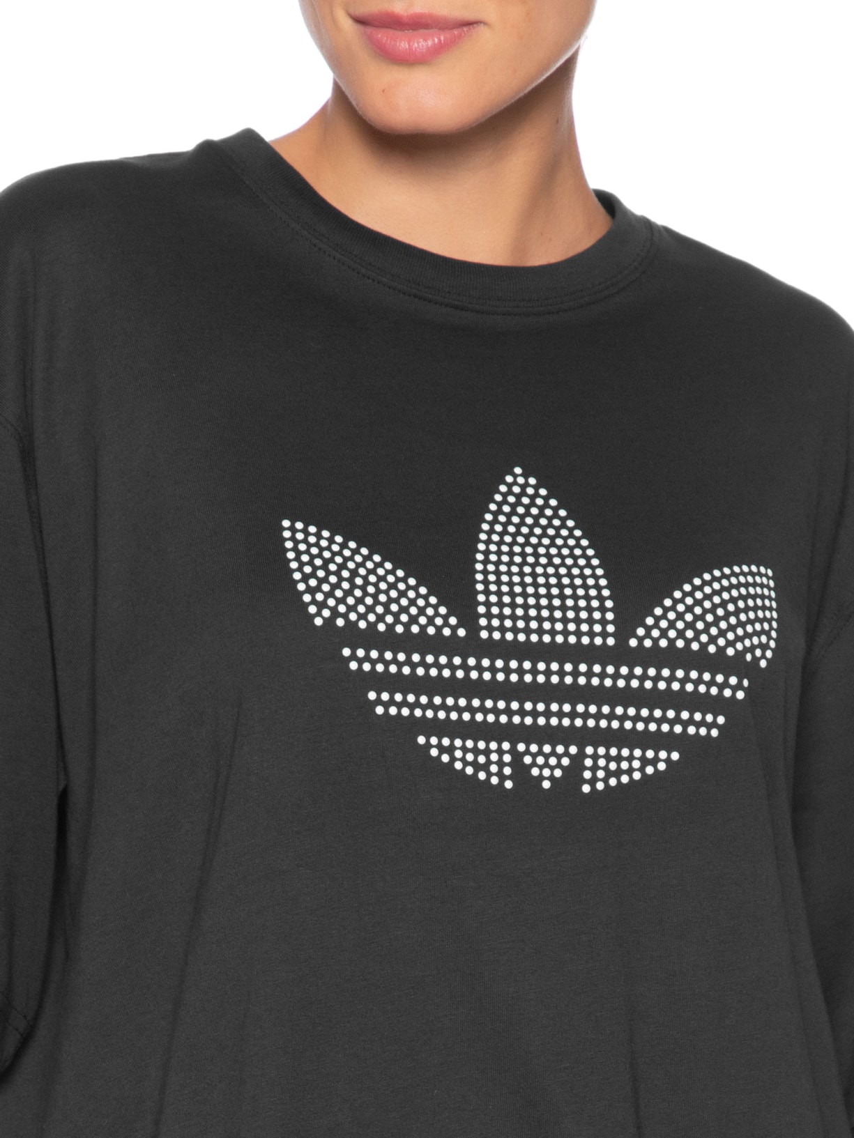 Camiseta Feminina Pearl Preto Adidas Originals