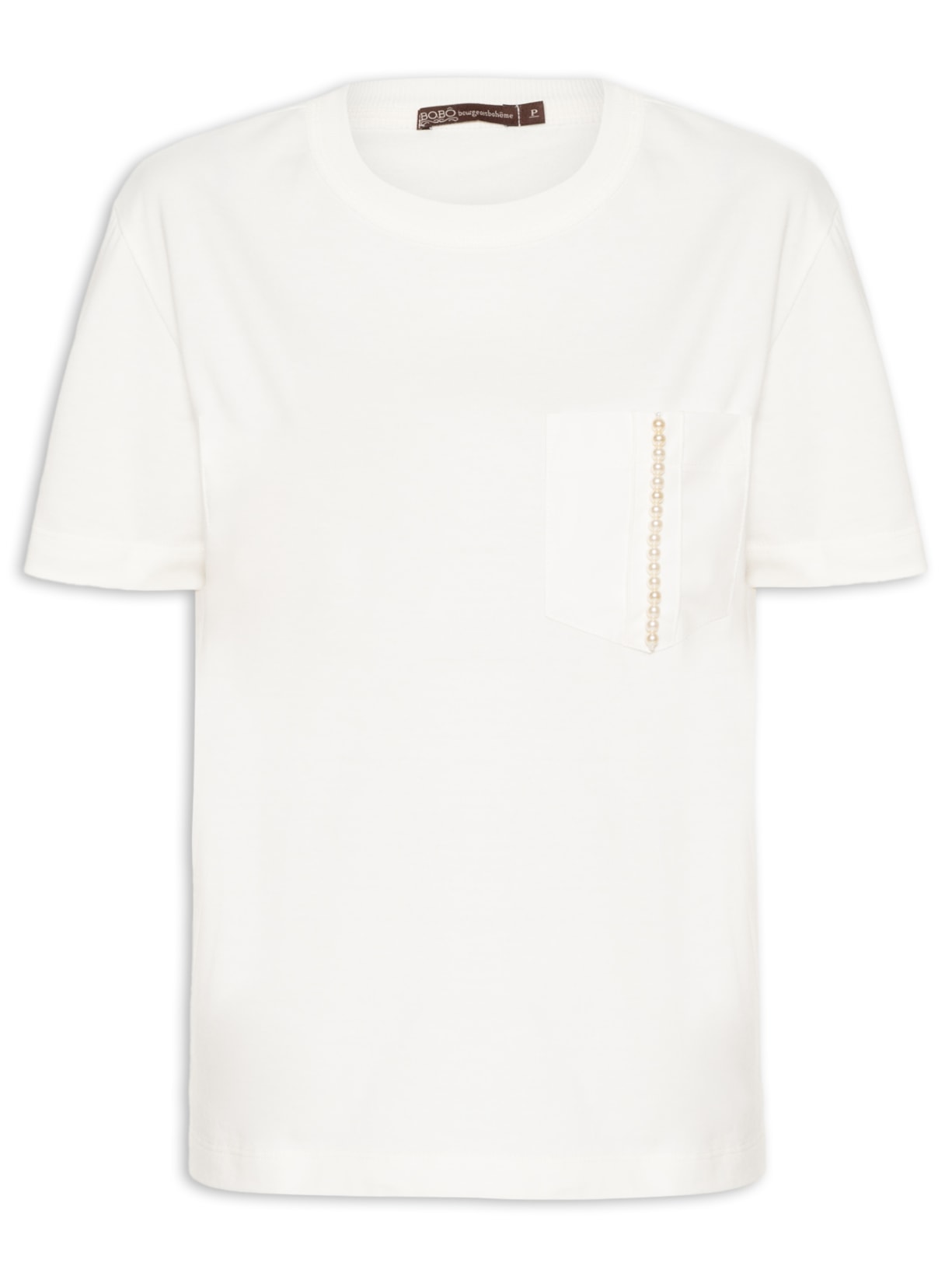 Camiseta Feminina Pearls Off - Branco