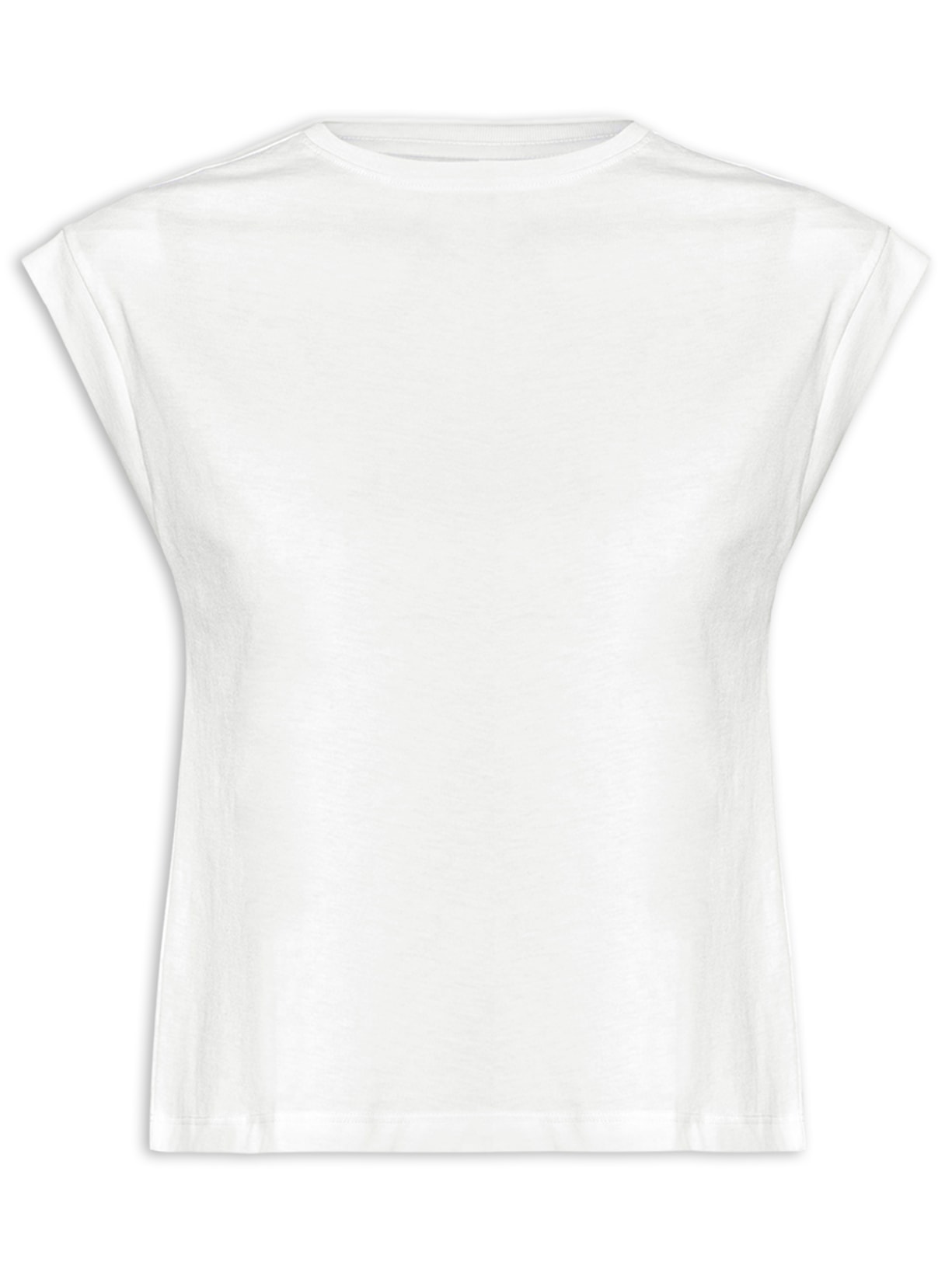 Camiseta Feminina Pima Manga Japonesa - Branco