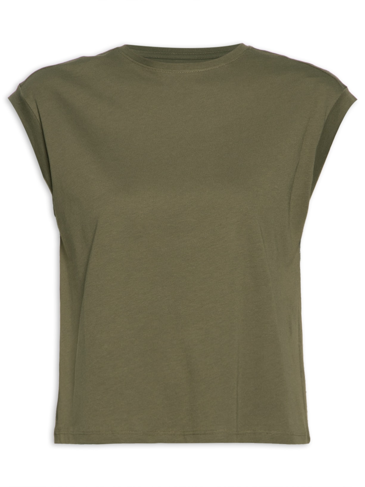 Camiseta Feminina Pima Manga Japonesa - Verde