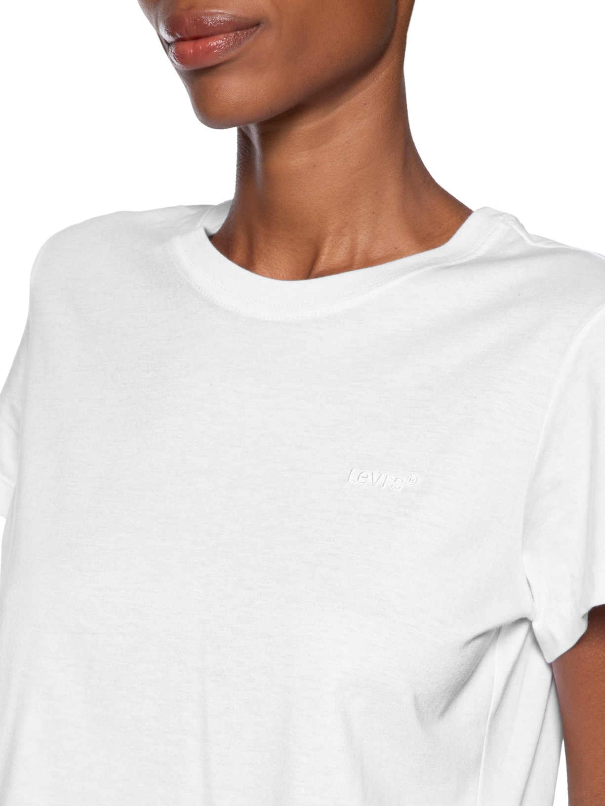 Camiseta Feminina Pima Tee Branco Levi's