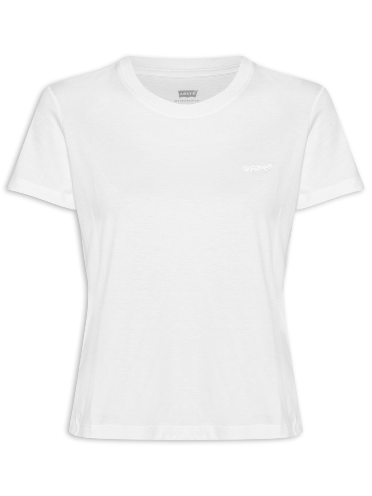 Camiseta Feminina Pima Tee Branco Levi's