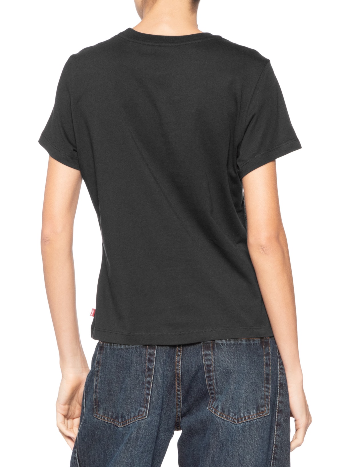 Camiseta Feminina Pima Tee Preto Levi's