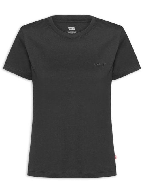 Camiseta Feminina Pima Tee - Preto