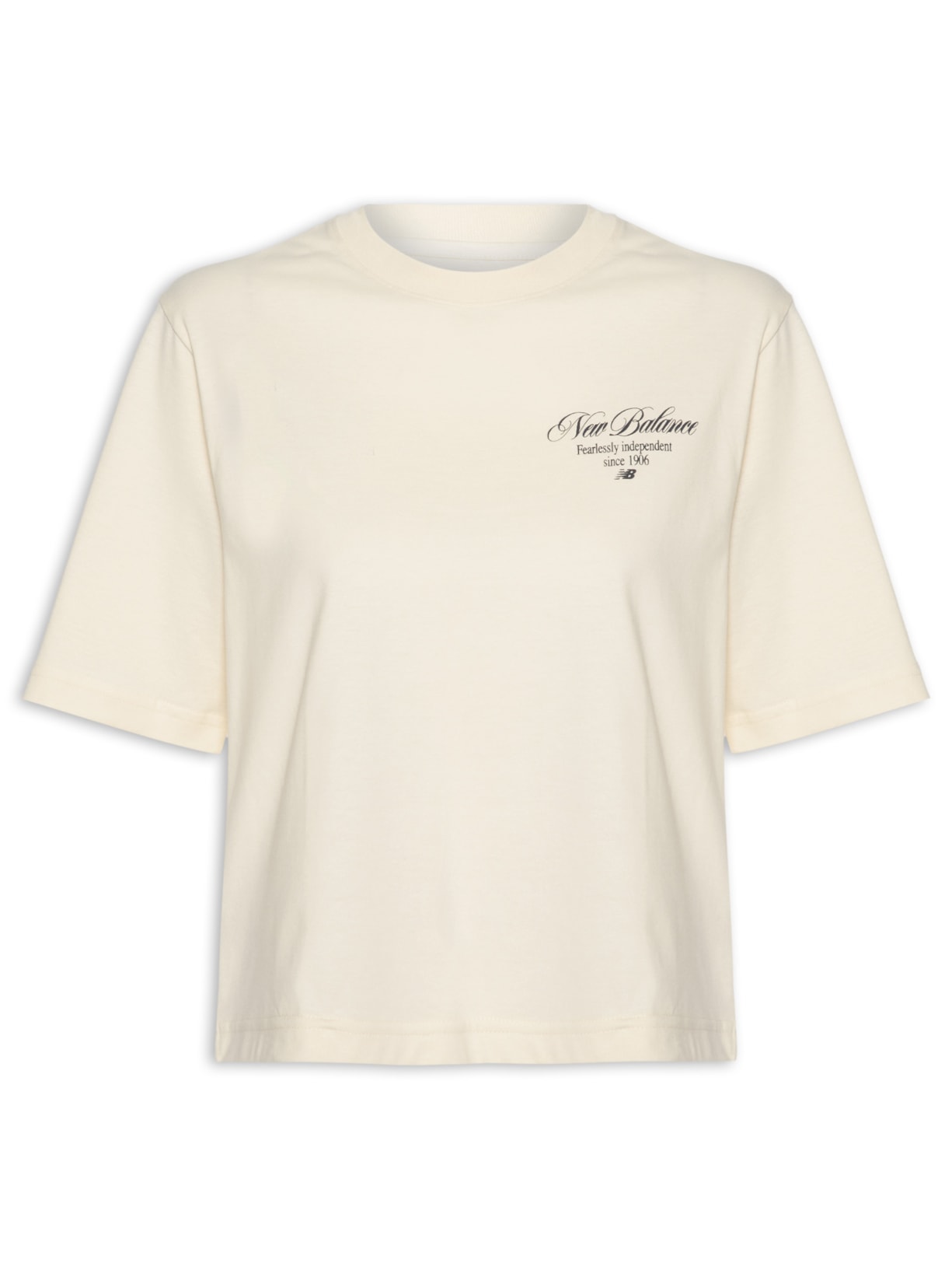 Camiseta Feminina Pressed Flowers Off White New Balance