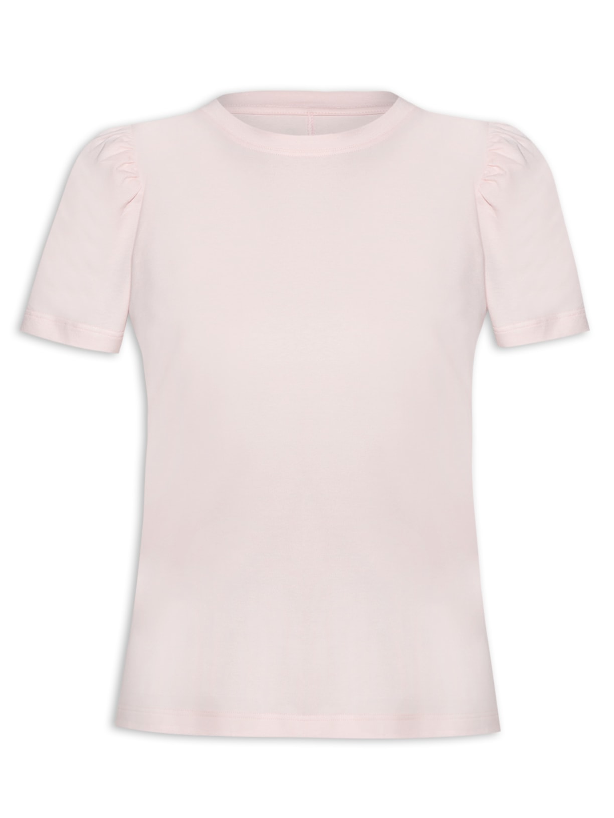 Camiseta Feminina Puff Manga Curta - Rosa