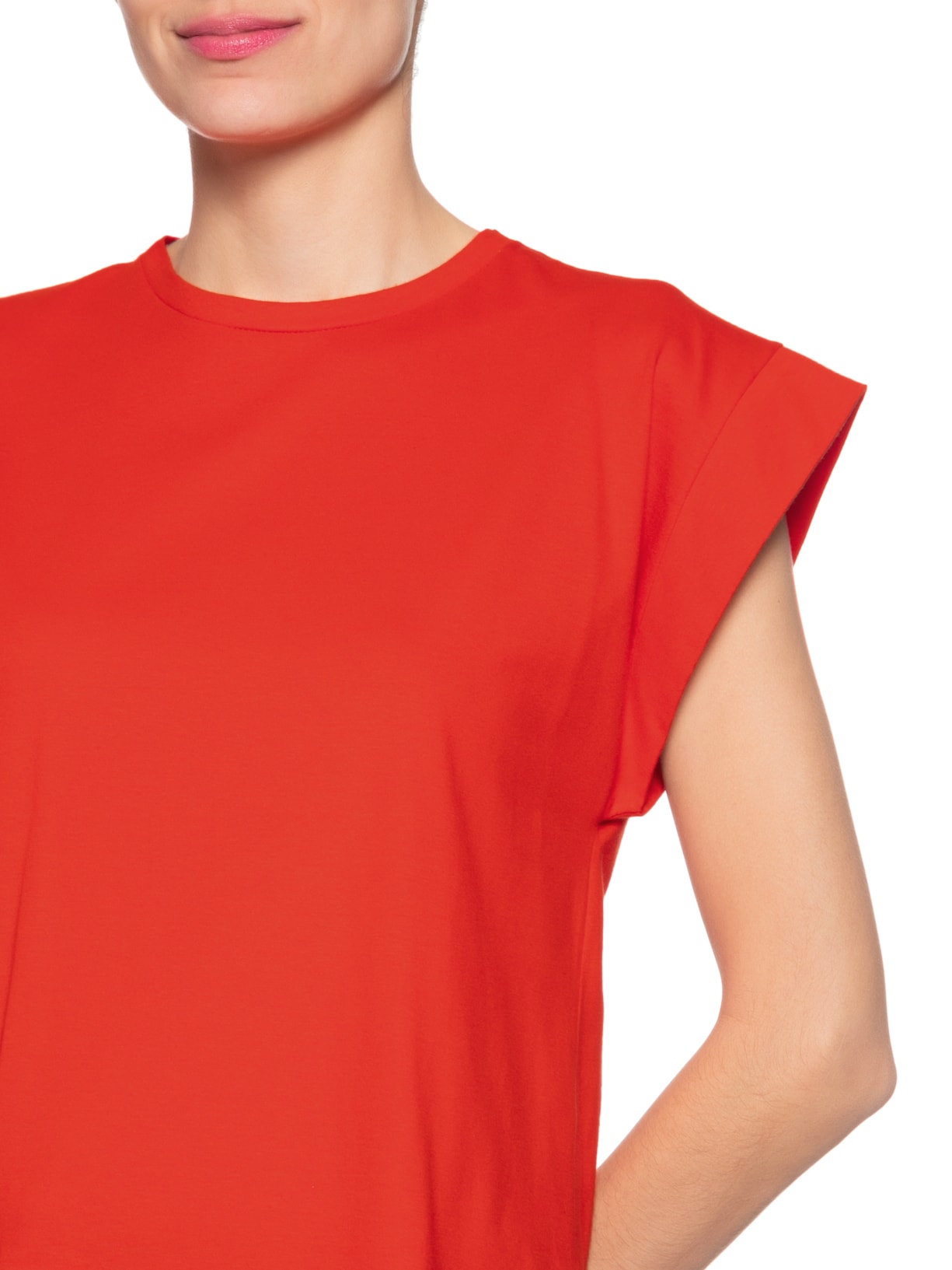 Camiseta Feminina Quadradinha Fiery Vermelho Animale