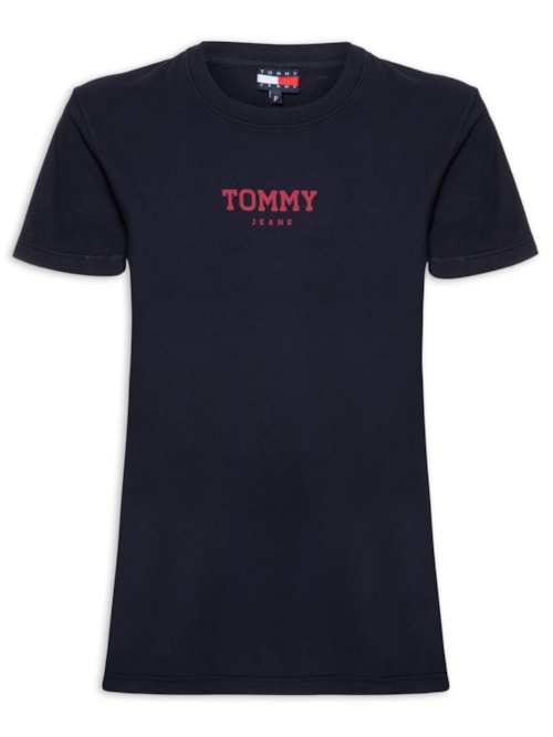Camiseta Feminina Reg Essential Logo 2 Tee – Azul