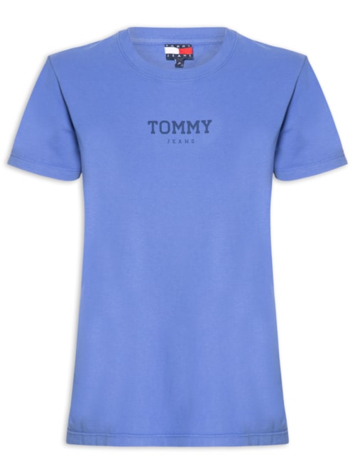 Camiseta Feminina Reg Essential Logo 2 Tee – Azul