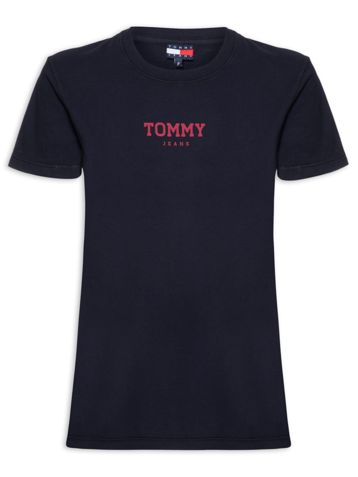 Camiseta Feminina Reg Essential Logo 2 Tee  – Azul Tommy Jeans