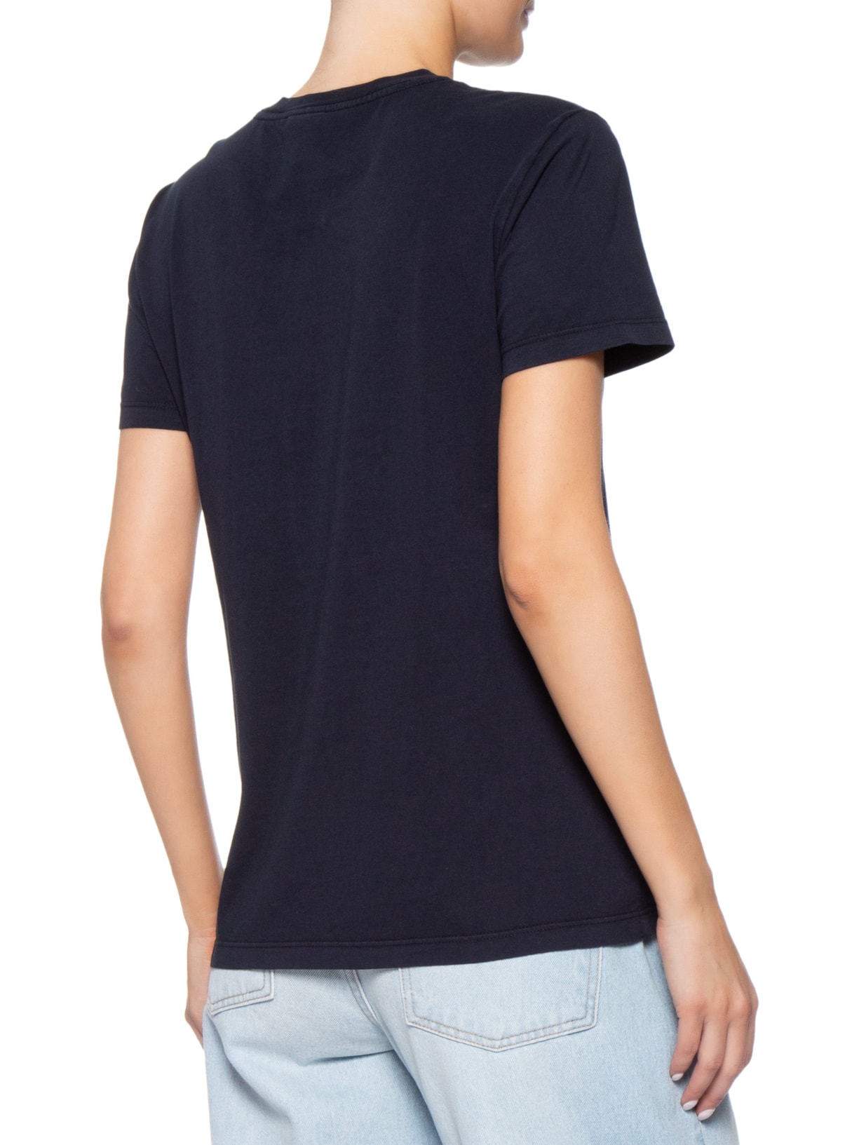 Camiseta Feminina Reg Essential Logo 2 Tee  – Azul Tommy Jeans
