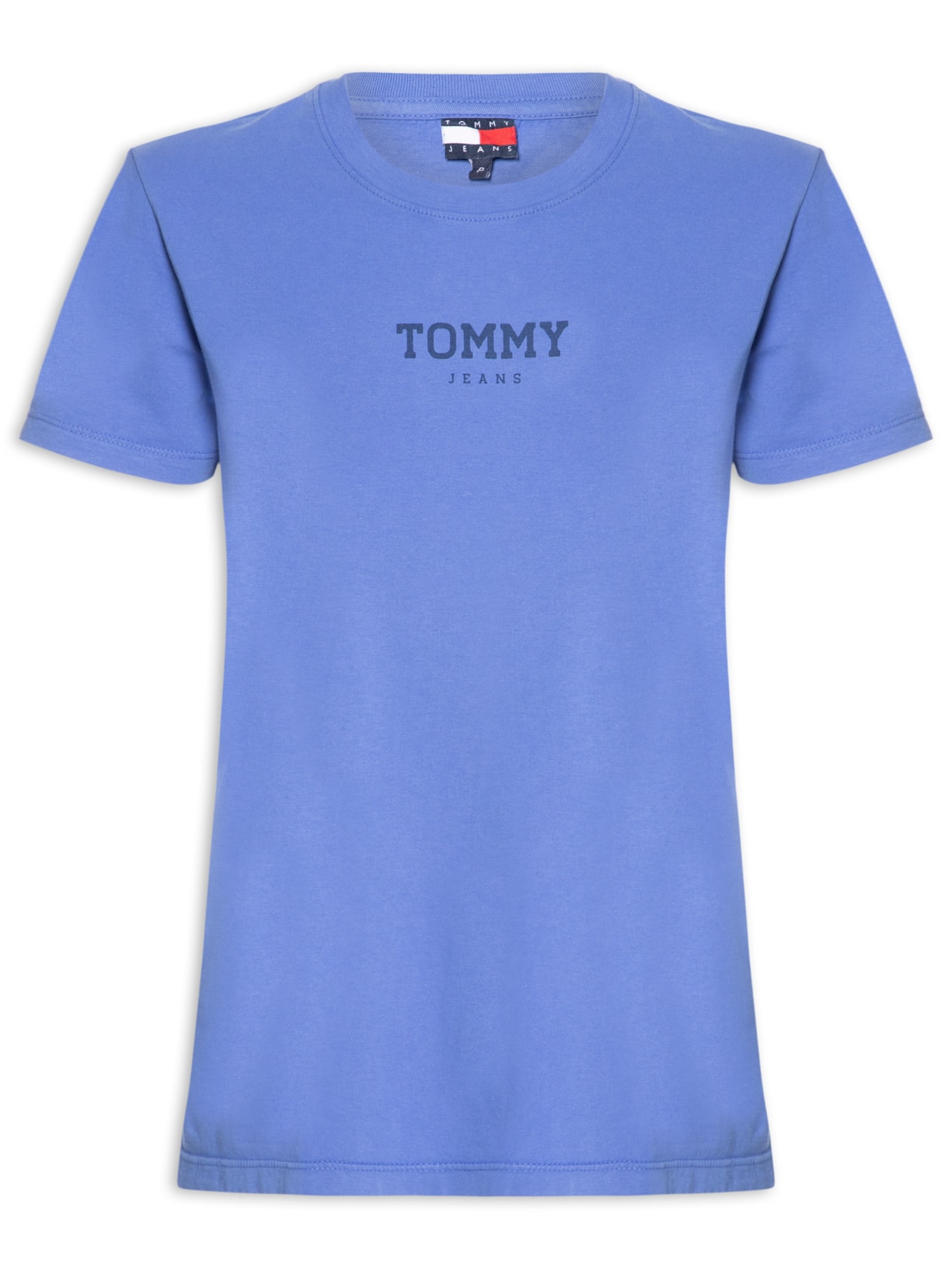 Camiseta Feminina Reg Essential Logo 2 Tee  – Azul Tommy Jeans