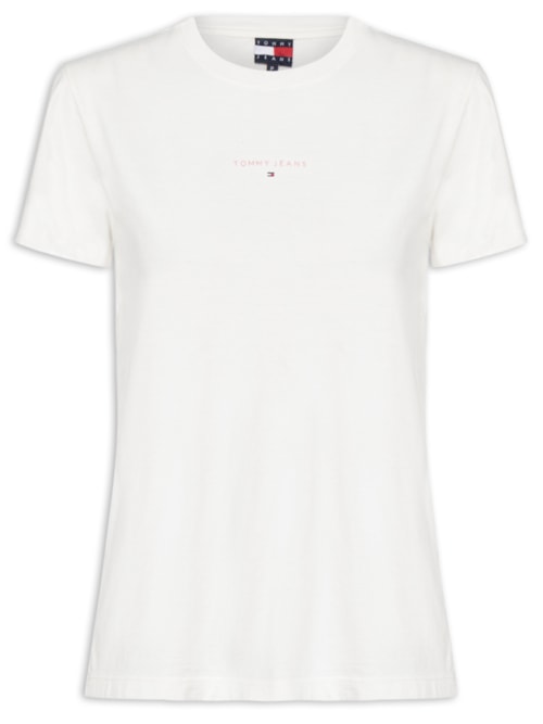 Camiseta Feminina Reg Linear SS Tee – Off White