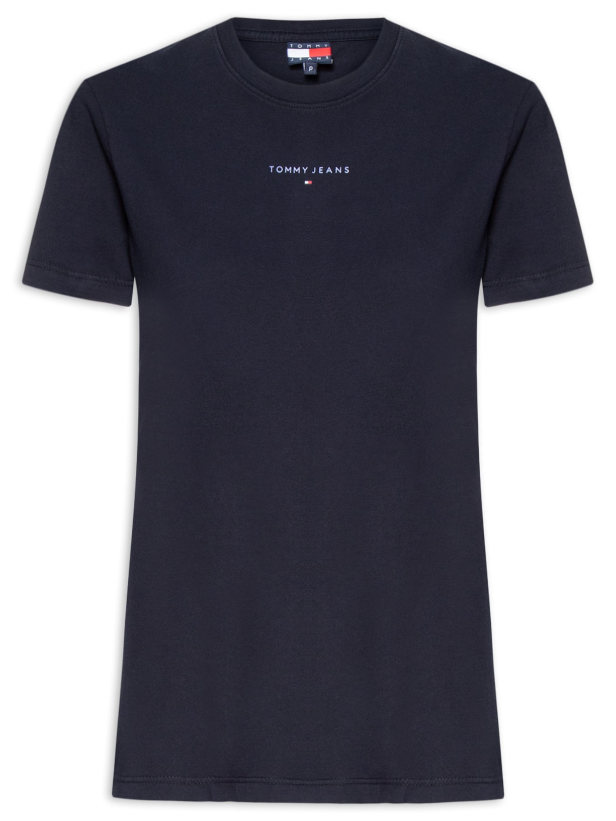 Camiseta Feminina Reg Linear SS Tee – Azul