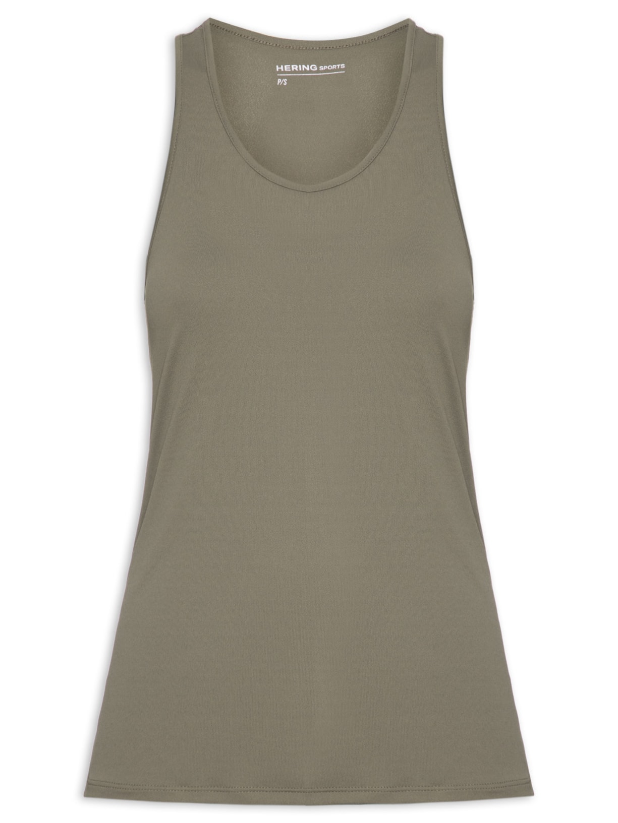 Camiseta Feminina Regata Marrom Hering Sports