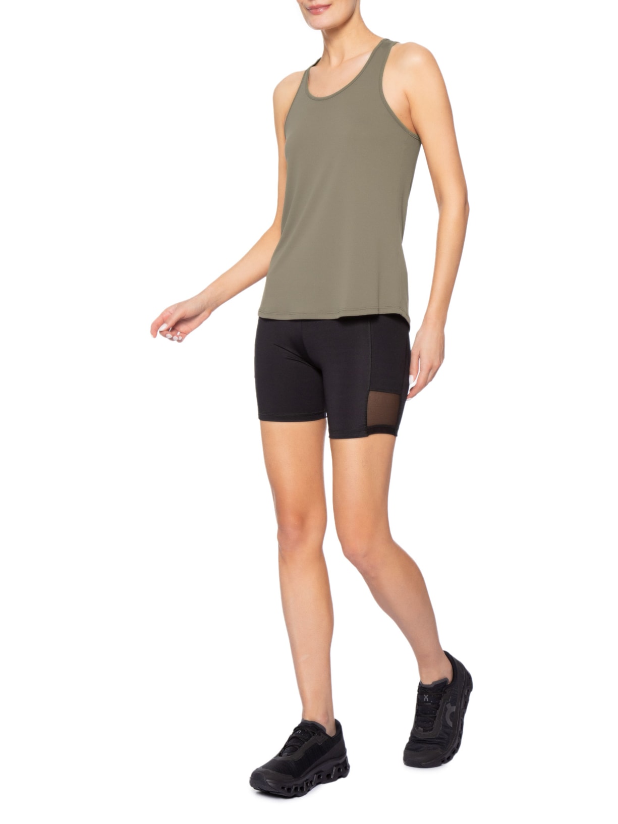 Camiseta Feminina Regata Marrom Hering Sports