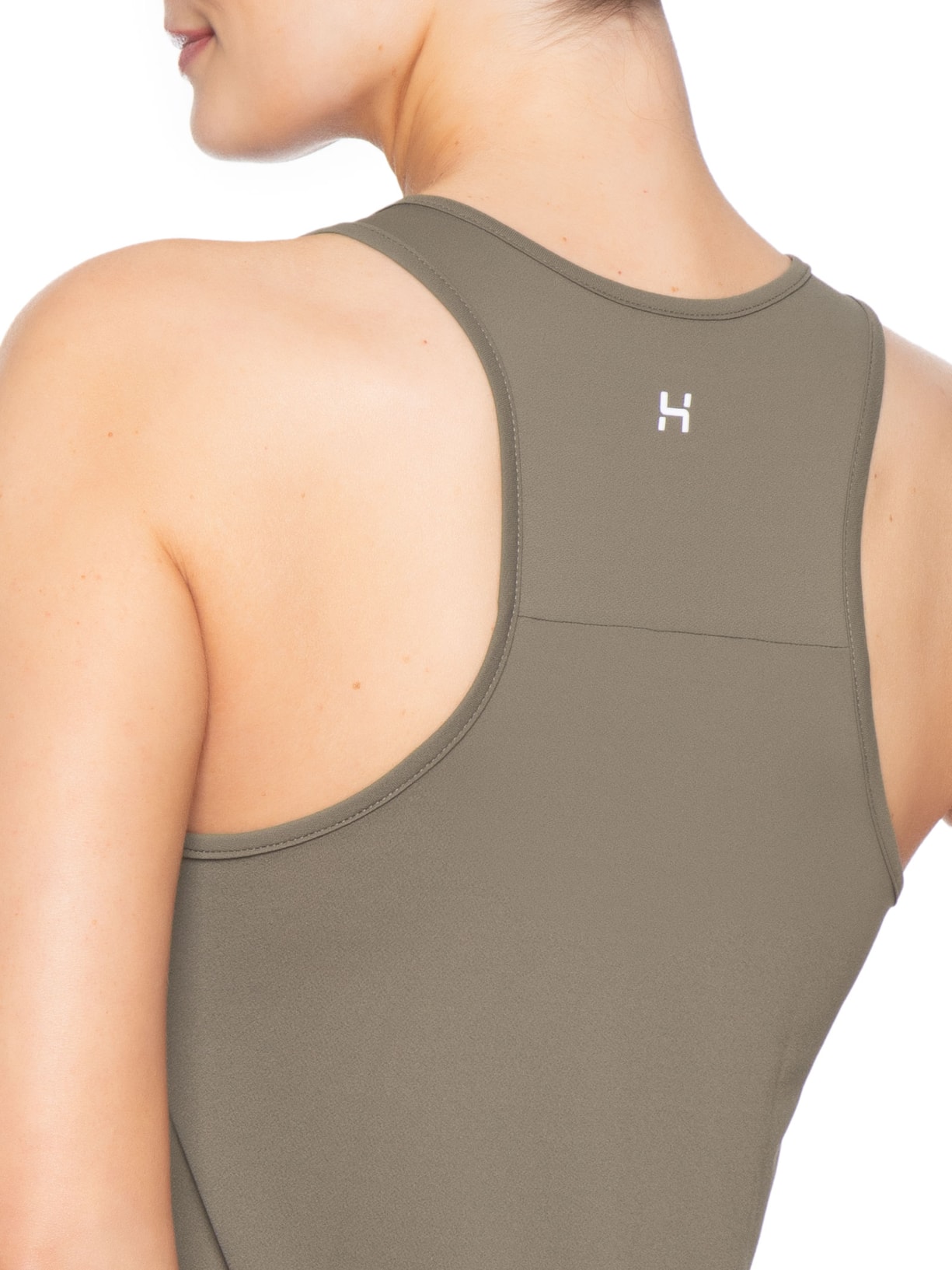 Camiseta Feminina Regata Marrom Hering Sports