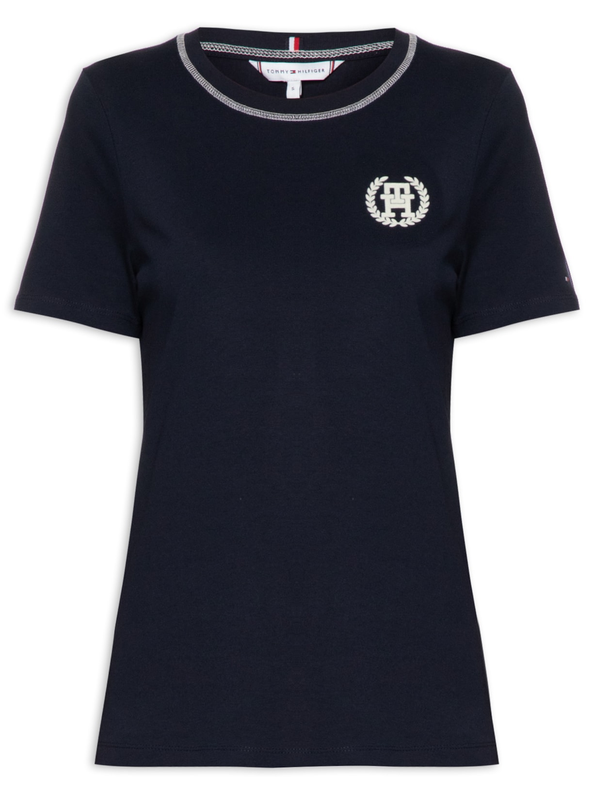 Camiseta Feminina Regular Laurel - Azul