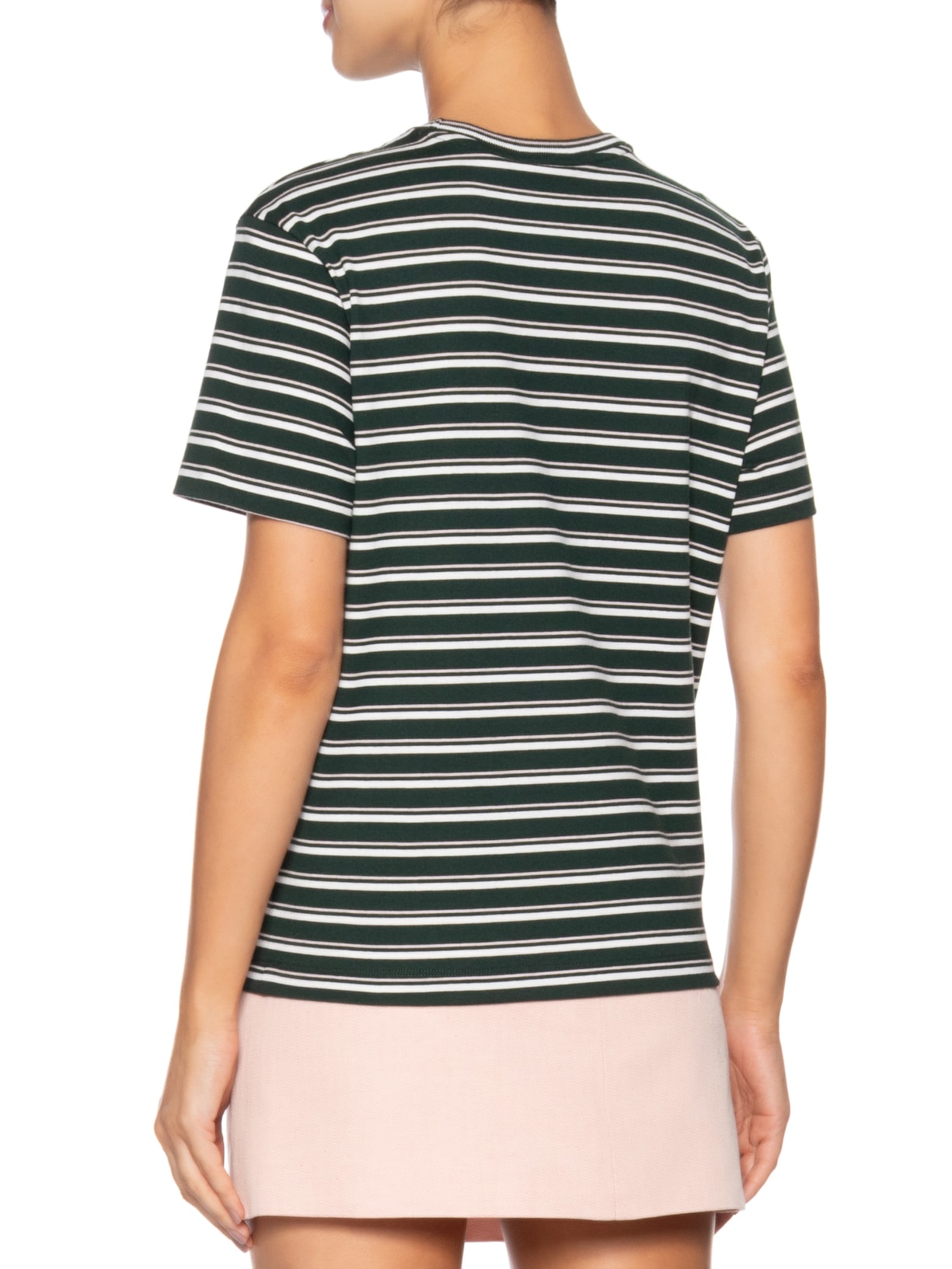 Camiseta Feminina Relaxed Fit Algodão Pima Verde Lacoste