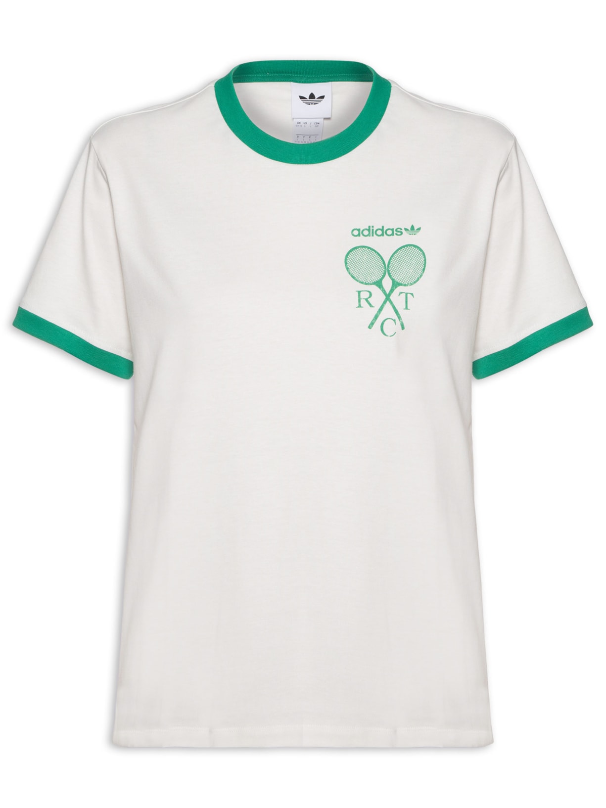 Camiseta Feminina Retrô Tennis Reg - Branco