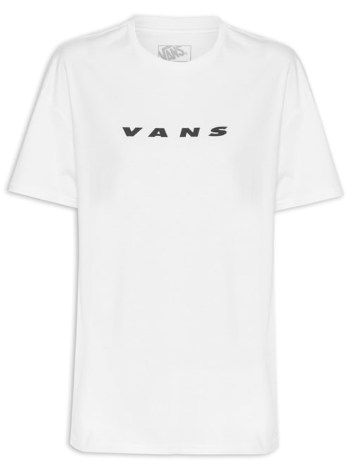 Camiseta Feminina Retro Vans OS SS - Branco