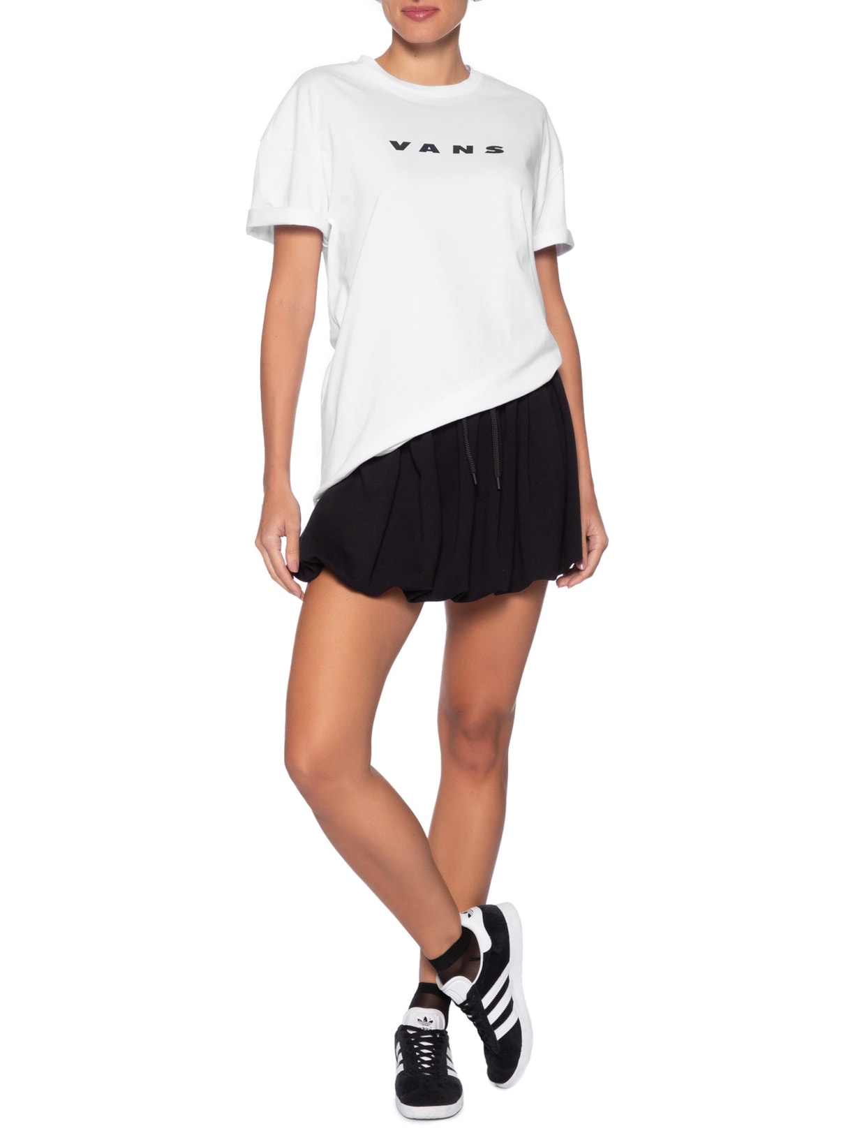 Camiseta Feminina Retro Vans OS SS Branco Vans