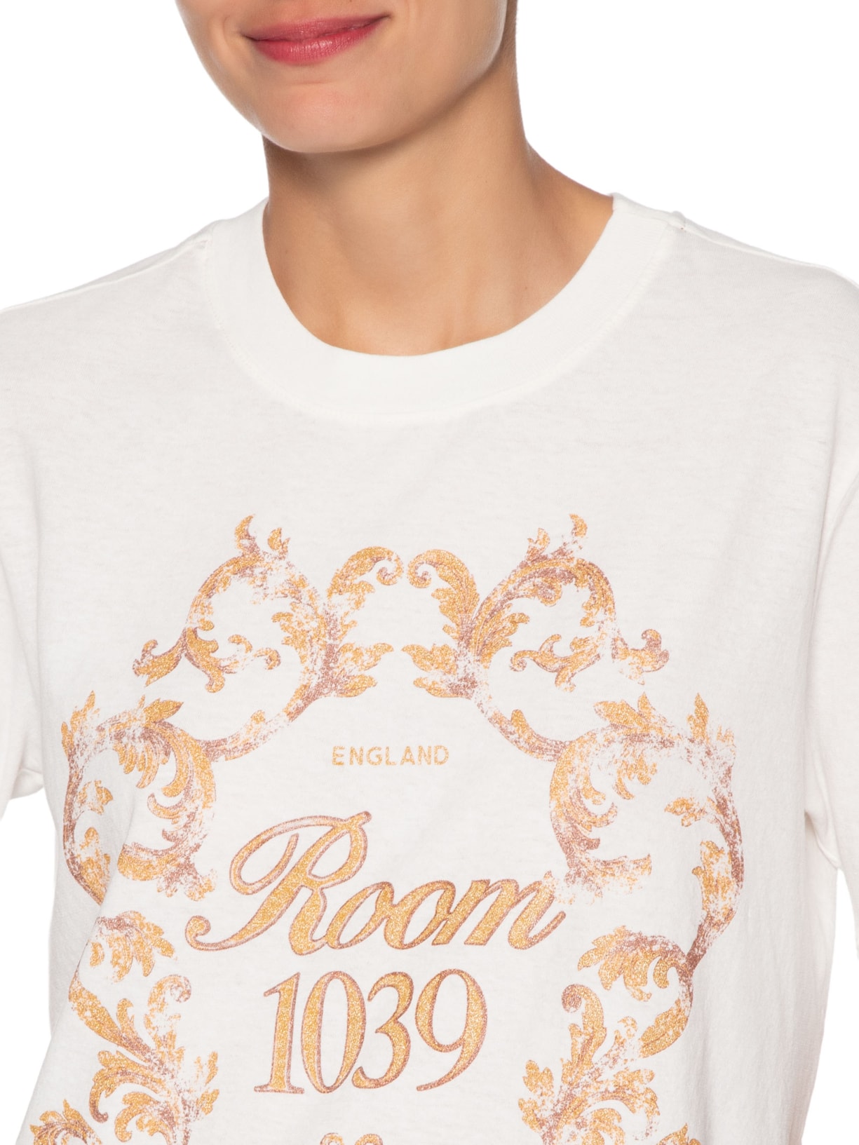 Camiseta Feminina Room Branco Bo.bô