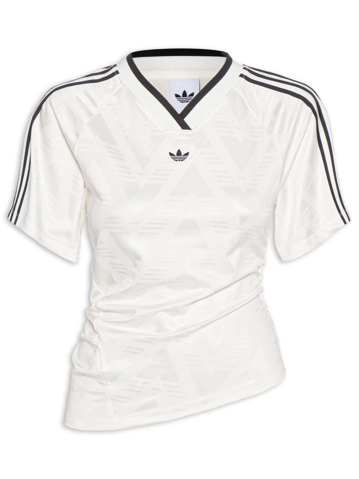 Camiseta Feminina Rouched Foot J Branco Adidas Originals