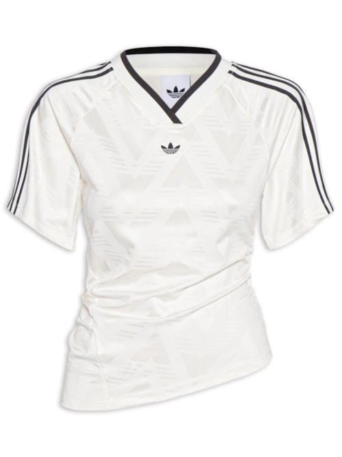 Camiseta Feminina Rouched Foot J - Branco