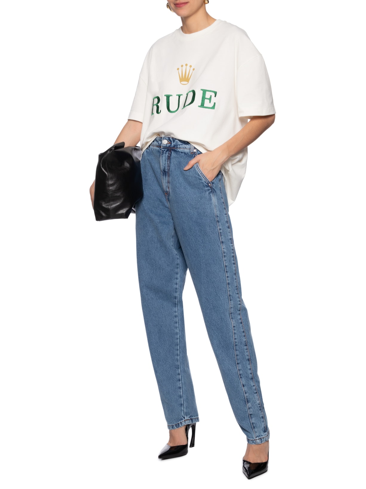 Camiseta Feminina Rude Off White Francesca