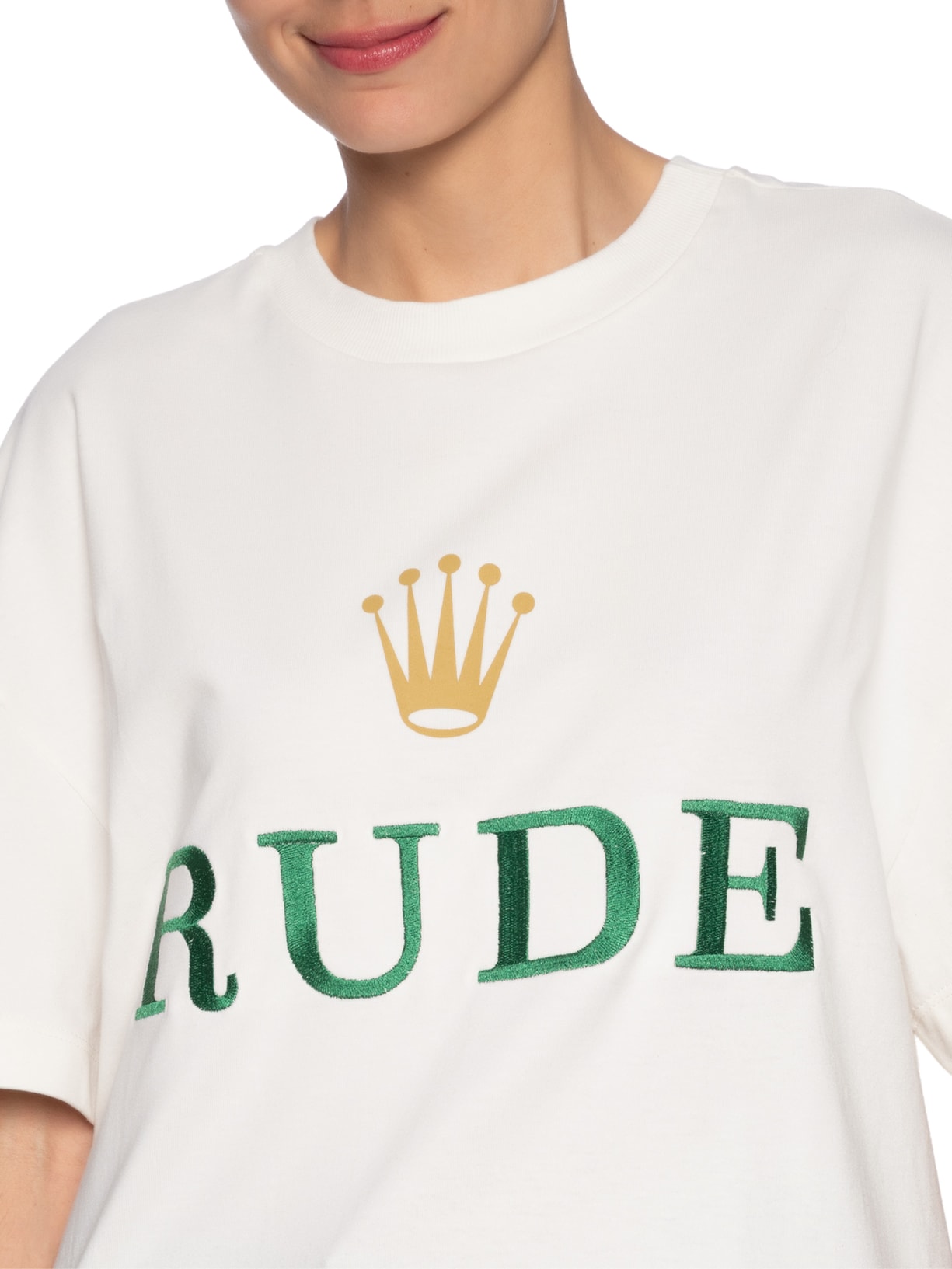 Camiseta Feminina Rude Off White Francesca