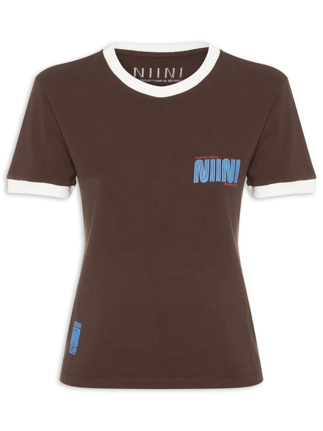 Camiseta Feminina Runner Marrom Niini
