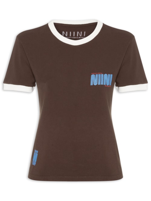 Camiseta Feminina Runner - Marrom