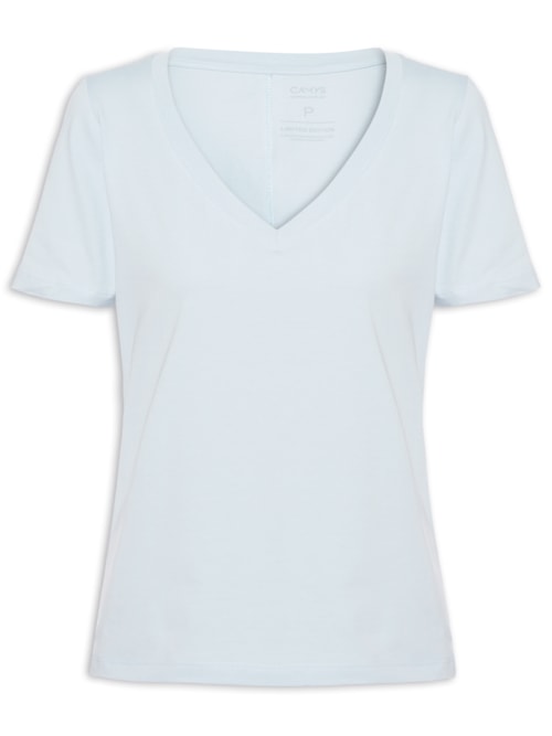 Camiseta Feminina Salva Looks - Azul