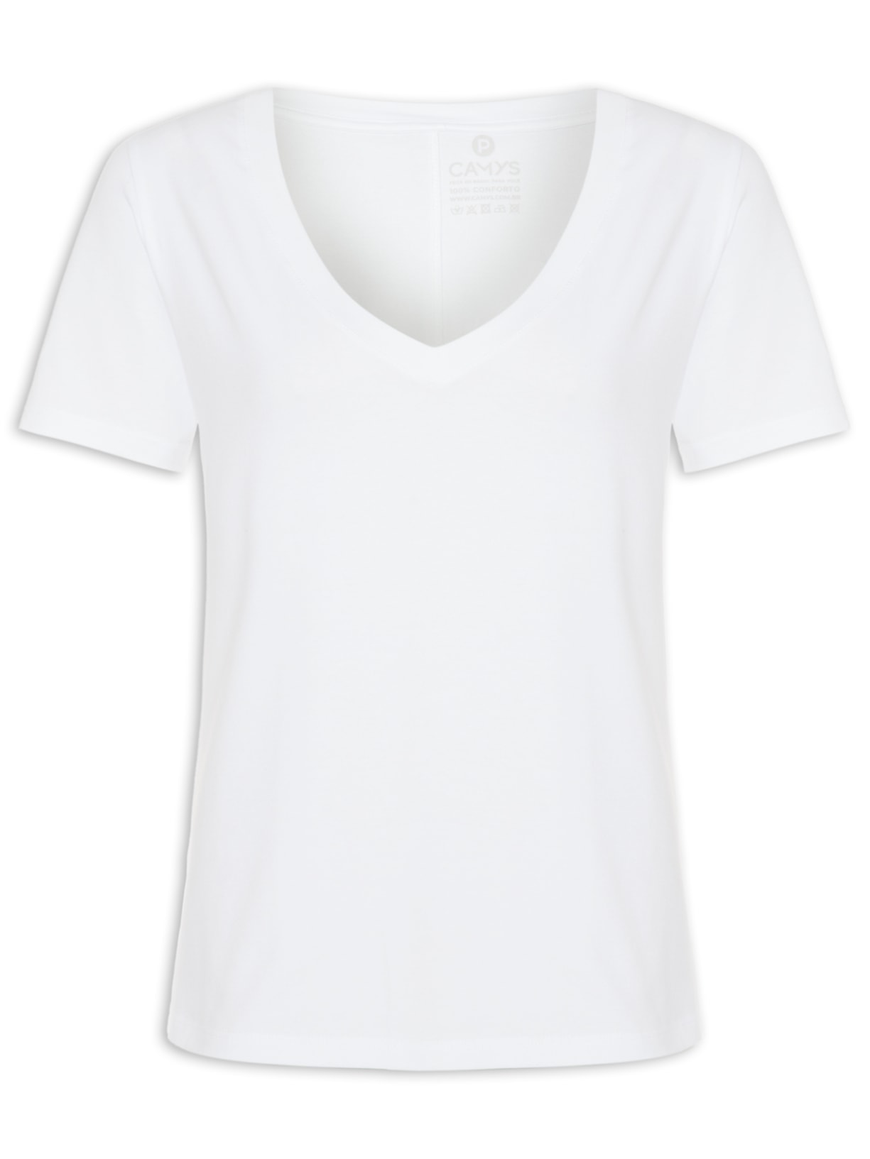 Camiseta Feminina Salva Looks - Branco