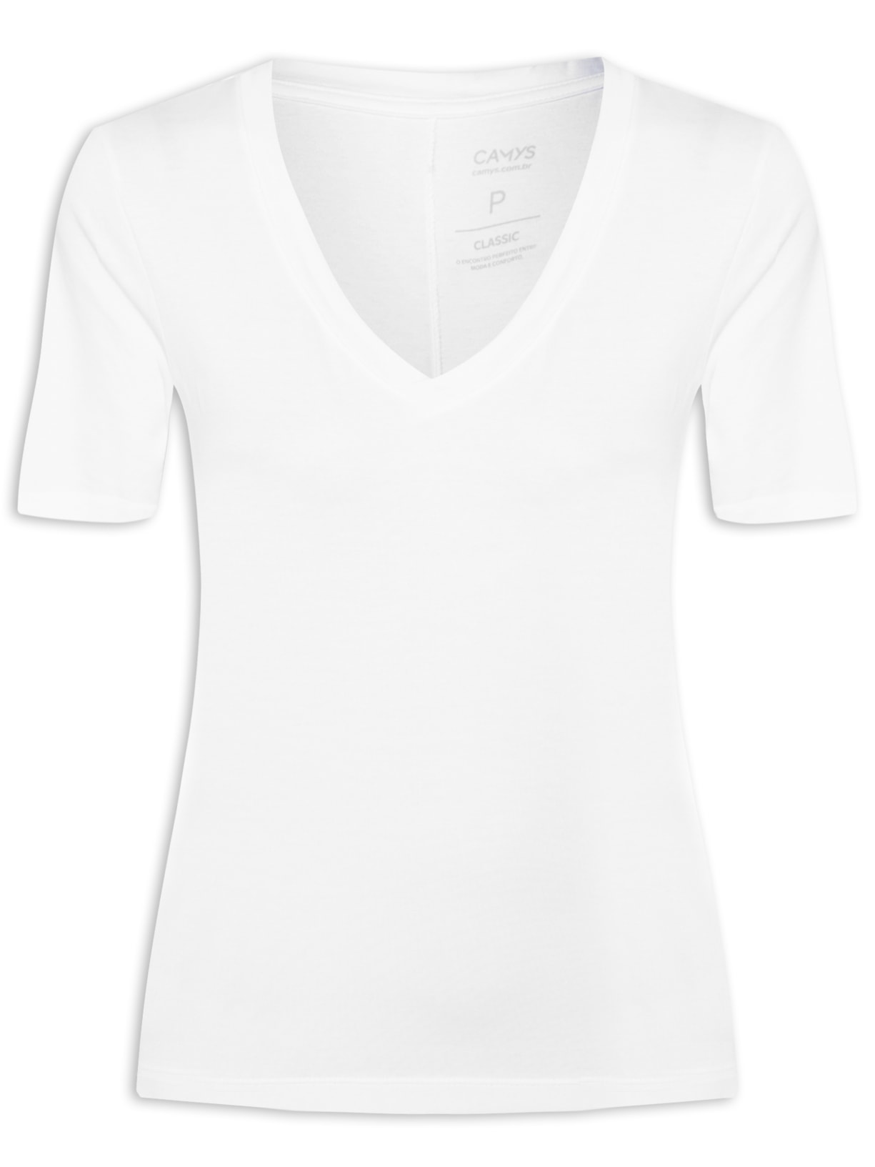 Camiseta Feminina Salva Looks - Branco