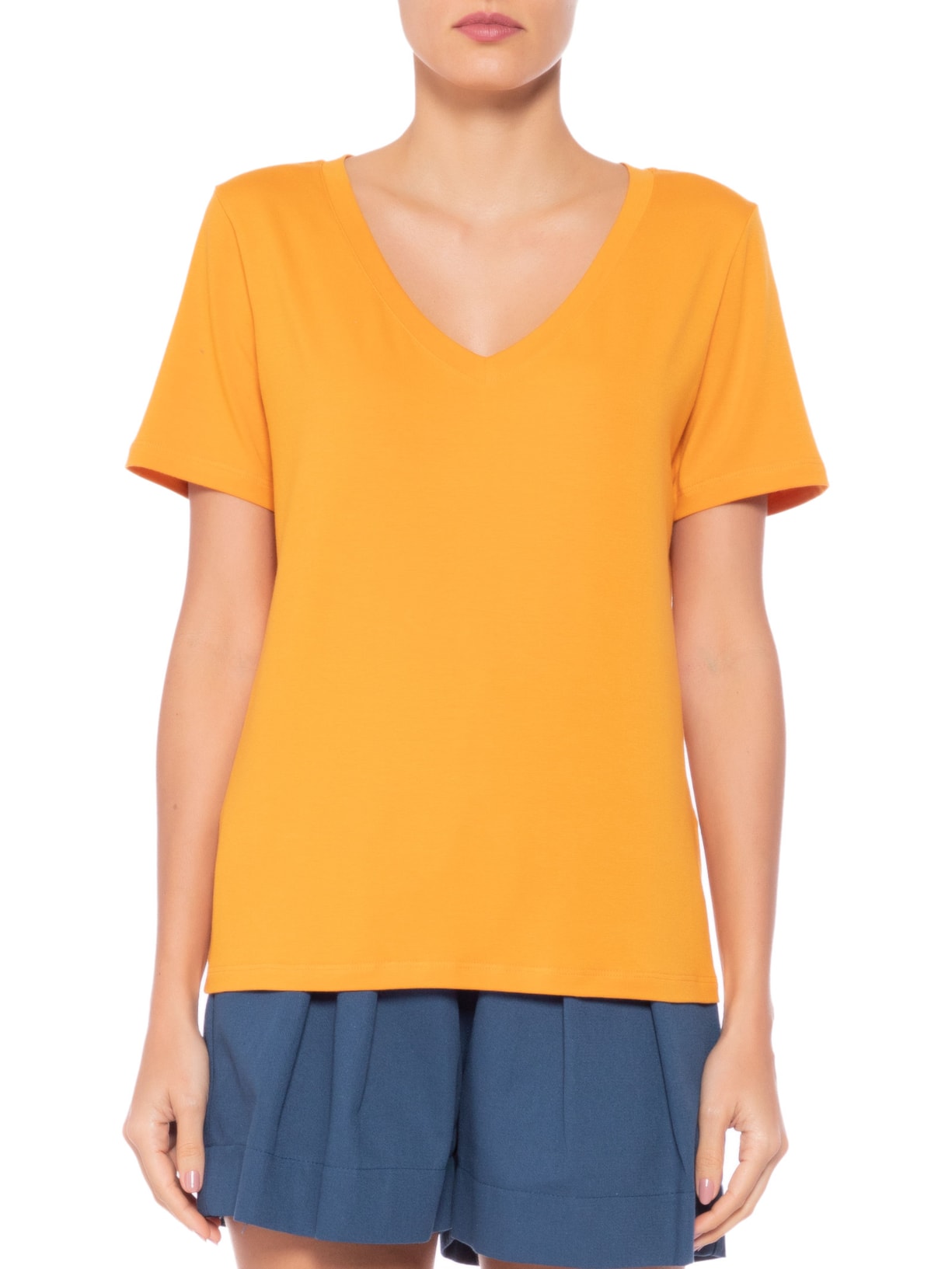 Camiseta Feminina Salva Looks Laranja Camys