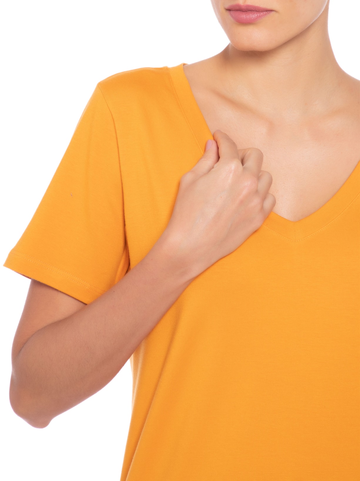 Camiseta Feminina Salva Looks Laranja Camys