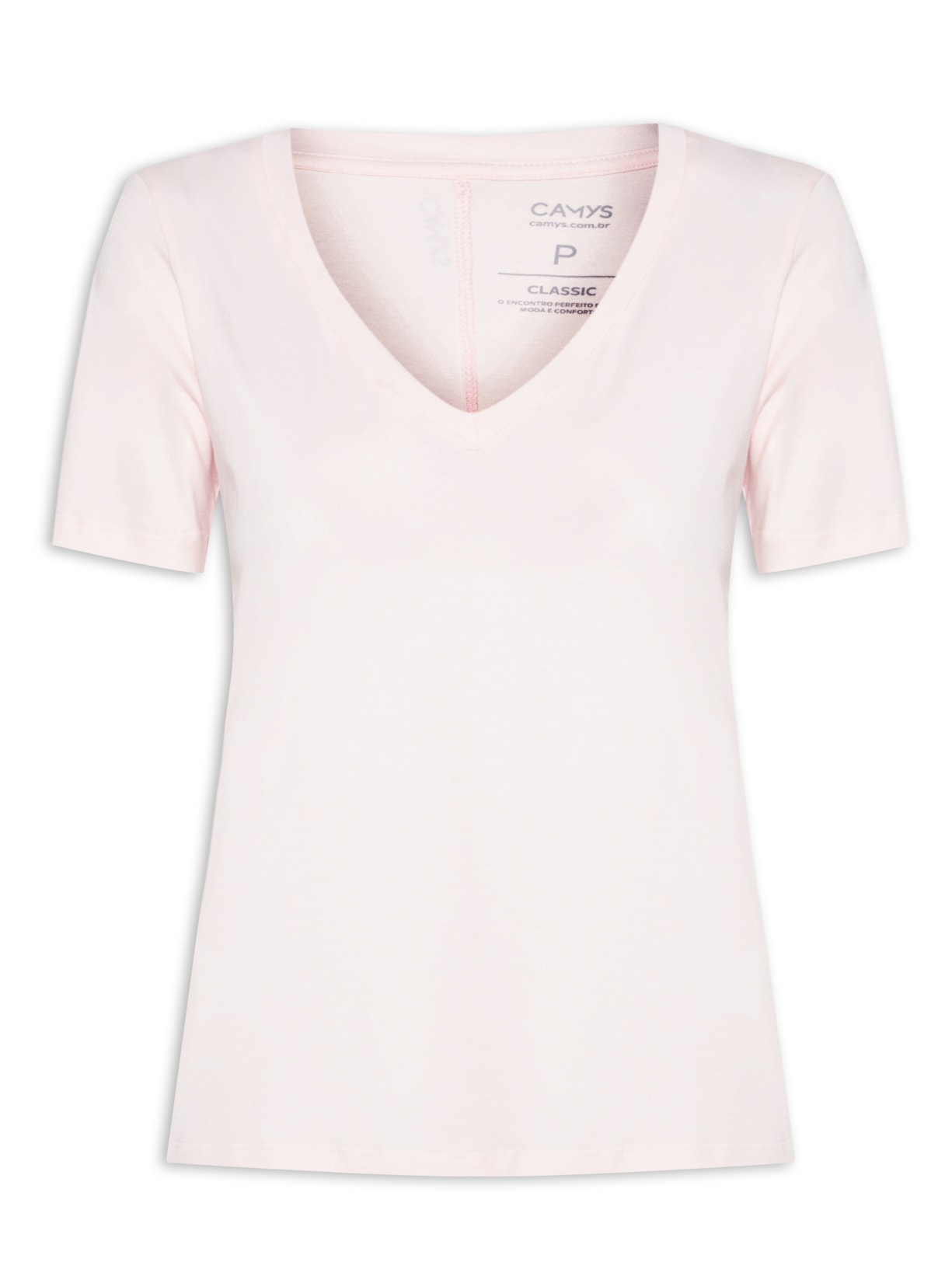 Camiseta Feminina Salva Looks - Rosa
